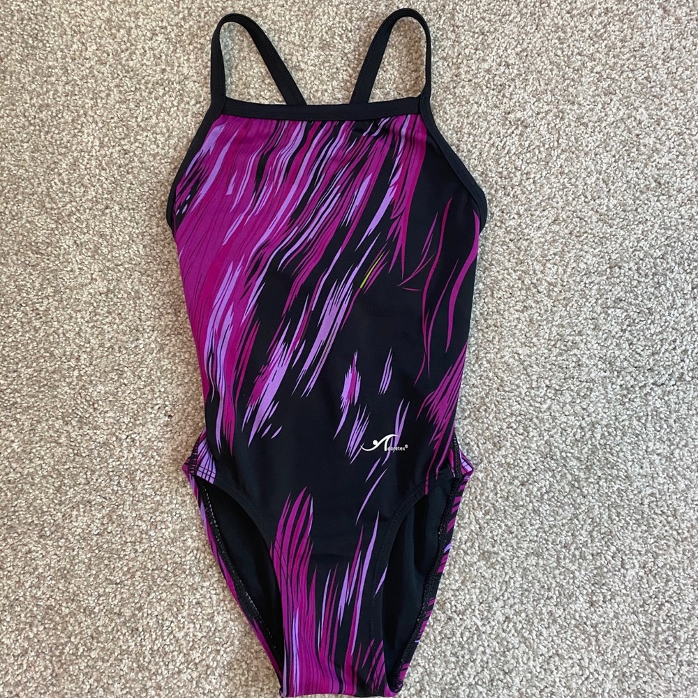 Purple One Piece Swimsuit